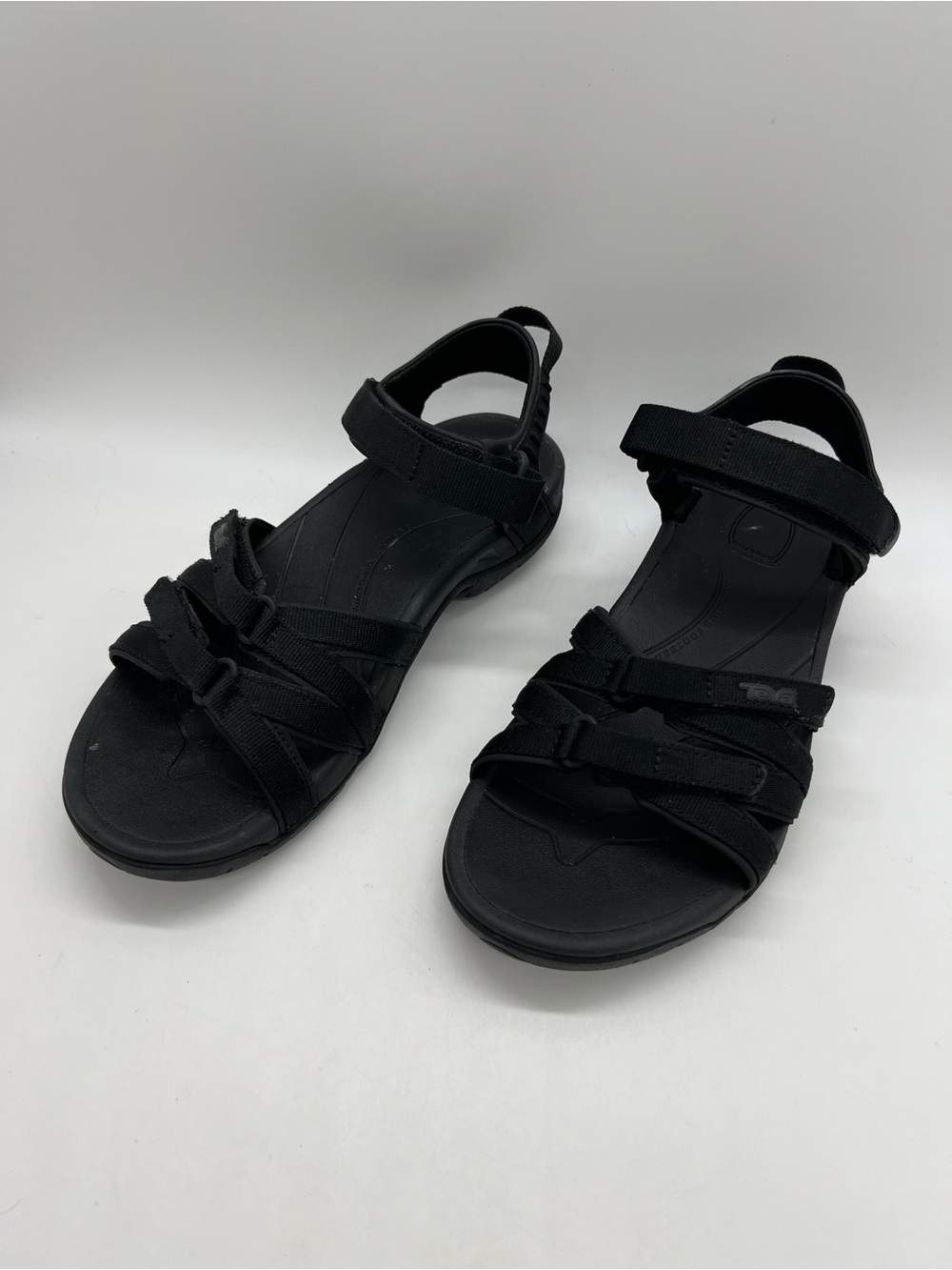 Teva Women's Tirra Black Strappy Outdoor Sport Sandals Size 8.5